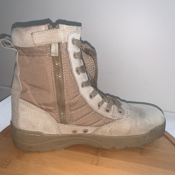 Men Suede+ Tactical Boot Right Only Military Combat SWAT - Picture 2 of 7